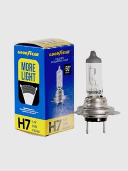 Лампы для автомобиля галогенная Каптива, Нексия 2, Эпика Goodyear Н7 12V 55W More Light — GDYEAR-Y017124