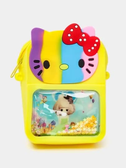 Детская сумка Hello Kitty для девочек, красивая и практичная сумочка — BEAUTKO-SD34MNC-ЖЕЛТ