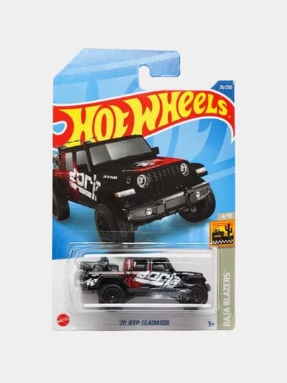 Игрушечная машинка базовой коллекции Hot Wheels — ДЕТИМАГ-HWT002-ХРОМ