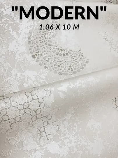 Виниловые обои для современного интерьера "MODERN", декоративные — HTEXPK-MODERN4-БЕЖЕВ