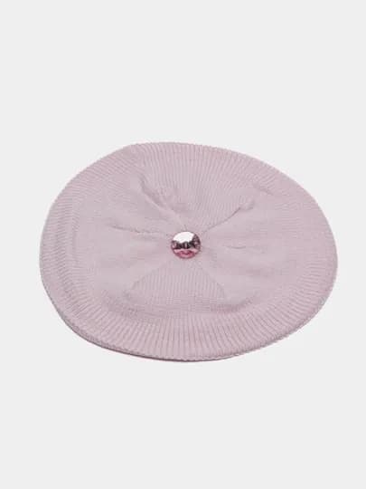 Берет для детей, шапка, беретка детская до 3 лет — COMF0RT-BERETS-РОЗОВ-3
