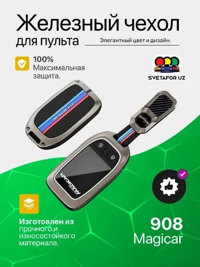 Железный чехол для пульта дистанционного управления 101, 909, Onix, Tracker2, Malibu2, BYD — SVETMAG-BMWCHIX-БИРЮЗ