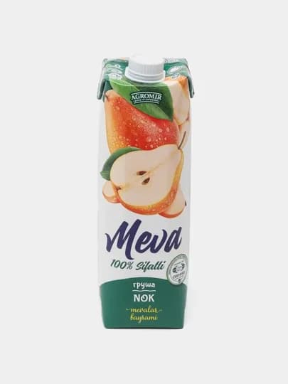 Сок Meva фруктовый грушевый, 1 л