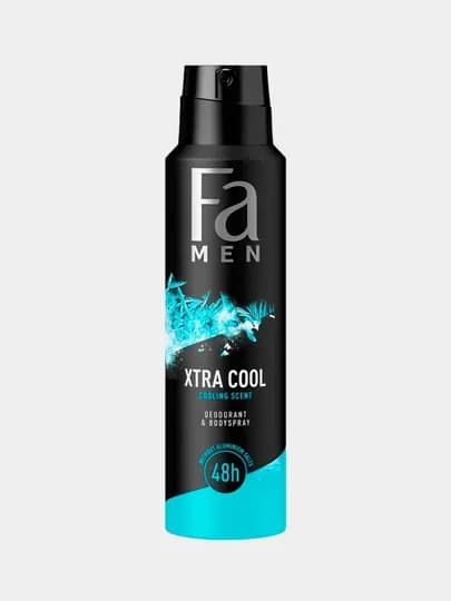 Мужской дезодорант-спрей Fa Men Xtra Cool с ароматом эвкалипта, 150 мл — CFY-FAMENXTRACOOL150