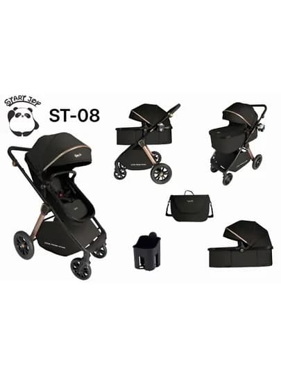 Коляска Трансформер Start joy ST-08 — BABIES1-ST08-ЧЕРН