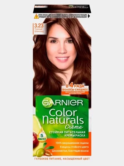 Краска для волос garnier color naturals 3. 23 темный шоколад