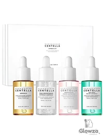 Набор из 4 сывороток с центеллой SKIN1004 Madagascar Centella Ampoule Kit — KLUXUZ-218BNN