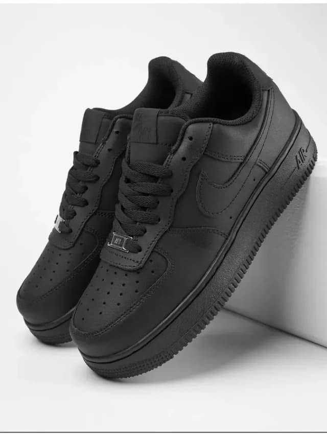 Кроссовки Air Force 1 форсы черные