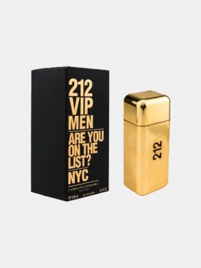 212 Vip Men, туалетная вода Carolina Herrera 212 Vip Men, 100 мл — МУСКУС-212-МАНГО