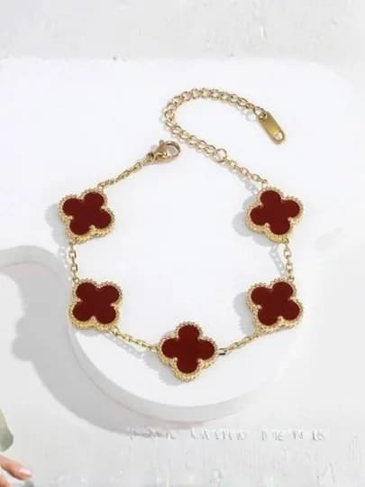 Браслет в стиле Van Cleef, элегантный, женский