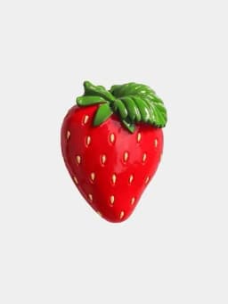 Магнитные фрукты на холодильник — CHRISTM-FRUIT12-АЛЫЙ