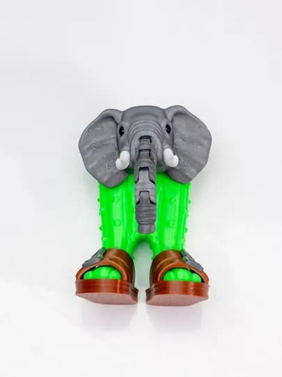 Подвижные игрушки из итальянских мемов — Brainrot — PECHAKA-BRAINROT-ЗЕЛЕН