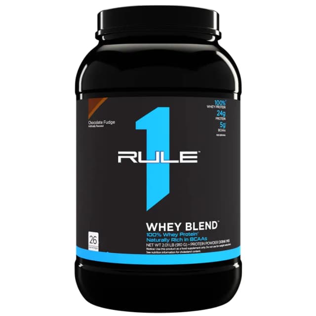 Сывороточный протеин RULE1 Whey Blend chocolate fudge, 884 г