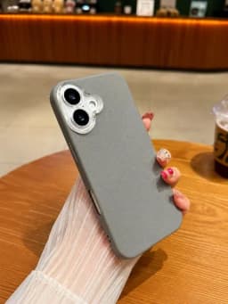 Кожаный защитный чехол для iPhone 17, iPhone 17 Pro, iPhone 17 Pro Max, iPhone 17 Air — YORKCAS-YORKLEATHER-СЕРЫЙ-IP17AIR