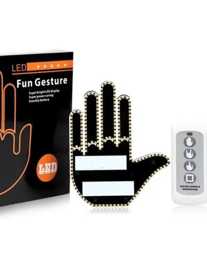 Автомобильная наклейка-фонарь LED Fun Gesture