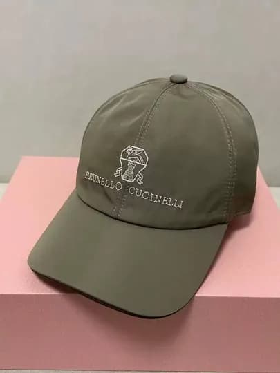 Кепка Brunello Cucinelli, бейсболка унисекс, минималистичный дизайн