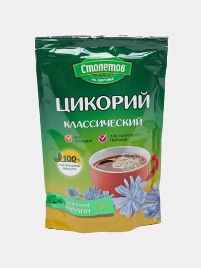 Кофейный напиток Цикорий "Столетов Классический" растворимый, 100 г