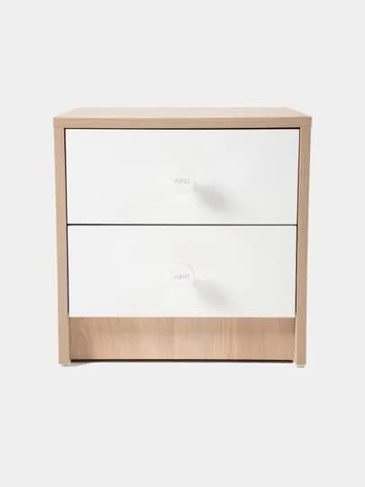 Тумба прикроватная AIKO Vibe Lite, для спальни и офиса, тумбочка 40 x 40 x 40 см — AIKOWDS-VIBETUM-БЕЖЕВ
