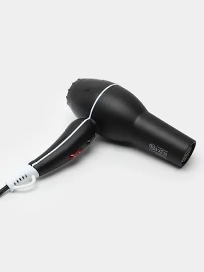 Профессиональный фен 9000W с ионизацией 2 скорости 3 режима для волос — TECHNOU-JRMFEN-ЧЕРНСТЕ