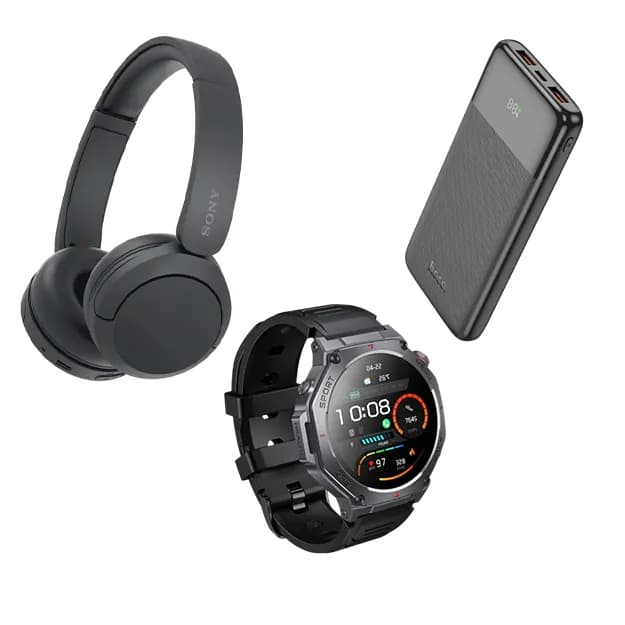 Мужской подарочный набор Sony WH-CH520, Hoco J121 Fast, Hoco Y37