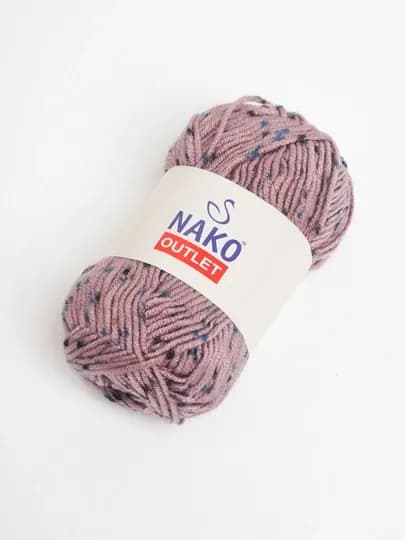 Пряжя Nako Outlet - плотная вязка,100% акрил, 250 м, 50 г (+- 5 г, 10%+-),в упаковке 1 шт — PRYAJA1-NAKOQALIN-МАРСАЛ
