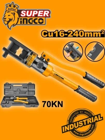 Обжимной инструмент гидравлический INGCO HHCT01240 70 кН — INGCOGU-70