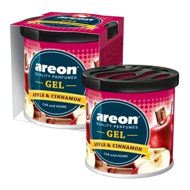 Автомобильный очиститель воздуха Areon gel can Apple Cinnamon