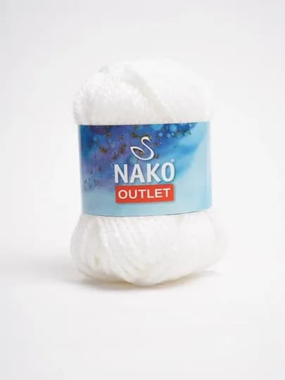 Пряжя Nako Outlet - плотная вязка,100% акрил, 250 м, 50 г (+- 5 г, 10%+-),в упаковке 1 шт — PRYAJA1-NAKOQALIN-МОЛОЧ