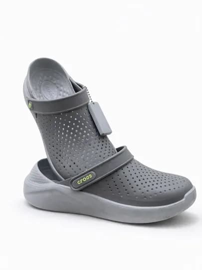 Crocs, сабо, лёгкая и удобная обувь для мужчин и женщин — FRESHOP-KROKS01-СЕРМЕТ-4344
