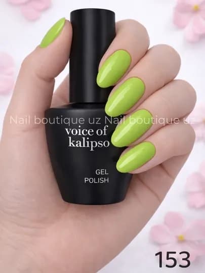 Voice of Calipso Gel Polish —профессиональный гель-лак с глубоким цветом и стойким блеском — UZNAIL-КАЛИПСО2-ЛЗЕЛЕН