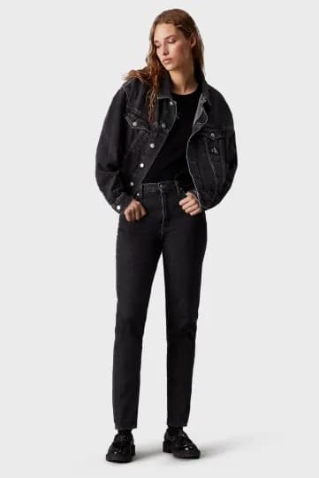 Calvin Klein Джинсы MOM JEAN J20J223636 — FRGROUP-J20J2236361BZ-СЕРЫЙ-W29L32