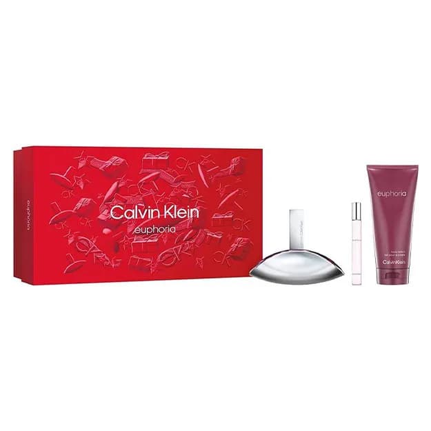 CALVIN KLEIN EUPHORIA EDP SET •00ML 10ML B/S 200ML