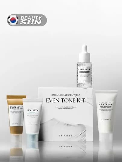 Дорожный миниатюрный набор для ухода за лицом, SKIN1004, Madagascar centella travel — BEYOUNG-SKIN1004TRAVELSET-СЕРЫЙ
