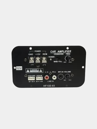 Автомобильный усилитель сабвуфера 200Вт — 12В, басовый Hi-Fi модуль с RCA и MP3 входами