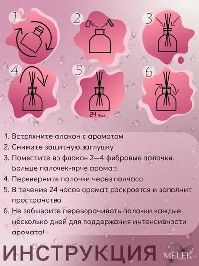 Аромадиффузор для дома с палочками LOREVA Морские водоросли 110 ml