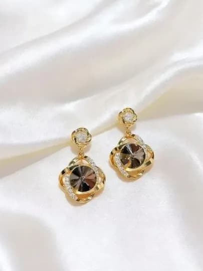 Модные серебряные серьги для женщин и девушек — ZARINA3-ZIRAK-МАНГО-YSL