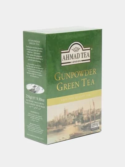 Чай Ahmad Tea зеленый рассыпной "Gunpowder" 250 гр