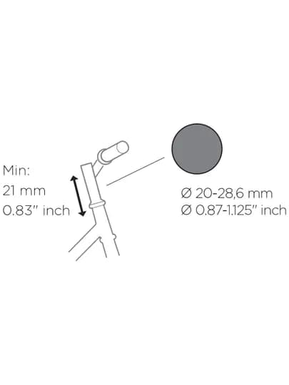 Детское велокресло Thule Yepp Nexxt 2 Mini, Midnight Black, 12080121