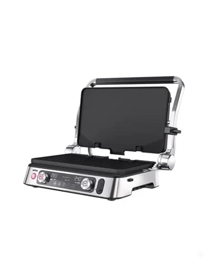 Электрогриль BRAUN CG9167 MultiGrill 9 Pro, 2200 Вт, 3 пары пластин, термощуп — BRAUNU-CG9167-СЕРМЕТ