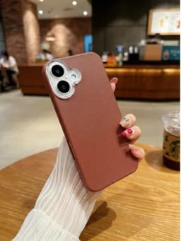 Кожаный защитный чехол для iPhone 17, iPhone 17 Pro, iPhone 17 Pro Max, iPhone 17 Air — YORKCAS-YORKLEATHER-БОРДОВ-IP17PRO