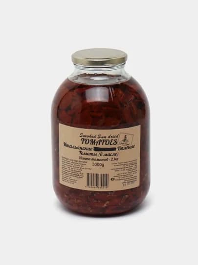 Вяленые томаты в масле "CRAFT FOOD", в стеклянной банке, 3 000 г — CF-VTOM3L