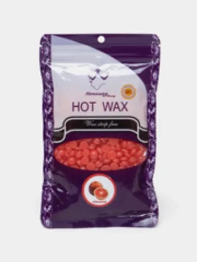 Гранулированный горячий воск для депиляции (Hot Wax Beans), без полосок — ORIKZ-HOTWAXKICHIK-БАГРОВ