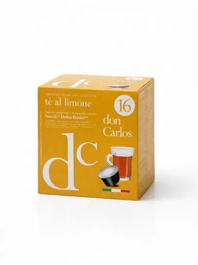 Чай в капсулах Don Carlos Лимон, 16 шт — TCFSHOP-DONCARLOSЛИМОН16