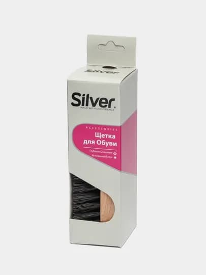 Щетка для обуви Silver, из конского волоса