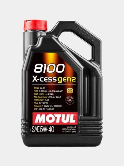 Моторное масло Motul X-Cess GEN 2 5W-40 4 л
