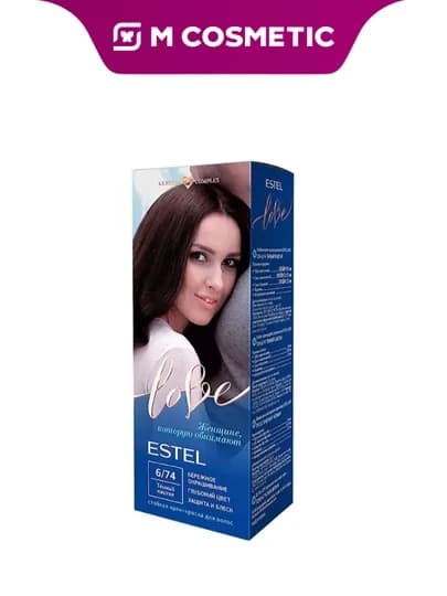 ESTEL Love Крем-краска для волос 6/74 Тёмный каштан 115мл УЗ — MCA-1000544858