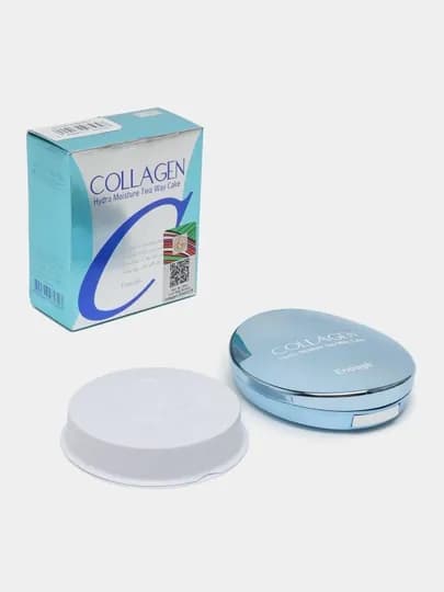 Пудра Collagen для лица с коллагеном Enough, SPF 25+, для всех типов кожи — BEYOUNG-UPAECOL-АЛЫЙ-13