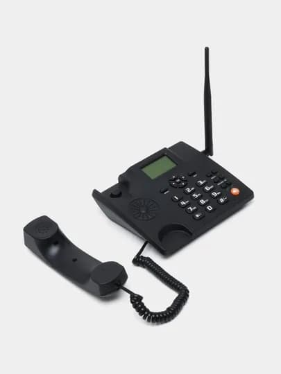 Стационарный беспроводной телефон GSM ZTE 600, 2 слота для SIM-карт, FM-радио — SELECTR-GSMTEL-СИНИЙ