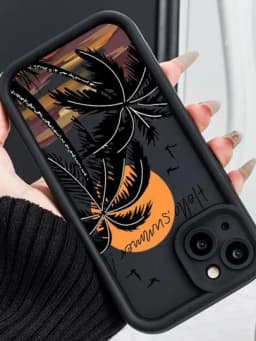 Чехол на iPhone 7, 8, SE, XR, XS, 11, 12, 13, 14, 15, 16, 17, Pro, Max, Plus, айфон Mini, силикон — ZOOMTEC-SANCASE-ЧЕРН-11 pro