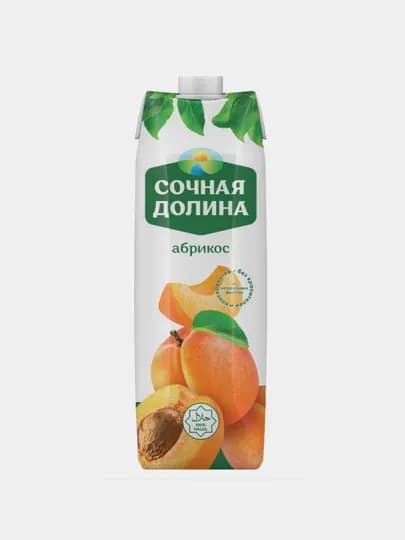 Сок Сочная долина абрикос, 1 л